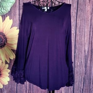 Roommates Purple Top